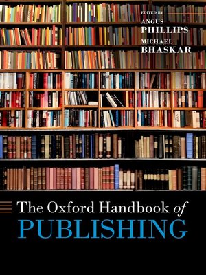 cover image of The Oxford Handbook of Publishing
